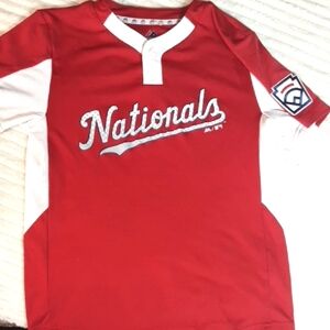 Majestic Nationals Red Jersey